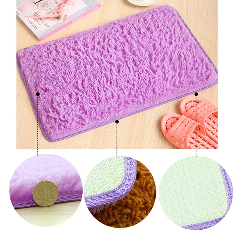 purple Нескользящий коврик для ванной комнаты, коврик для ванной комнаты, удобный коврик для ванной комнаты, большой размер, коврики для ванной комнаты - Цвет: purple
