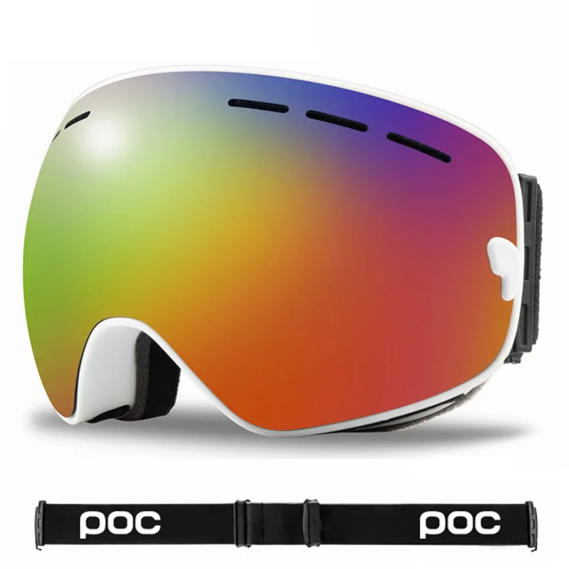 Ski Goggles UV400 Protection Snowboard Eyewear Anti-fog Big Ski Mask Glasses Snow Snowmobile Men Women Skiing Sports Glasses
