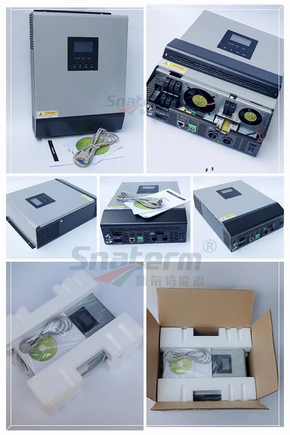 PS3KVA Чистая синусоида Инвертор Гибридный инвертор 24VDC до 220VAC с 24V50A солнечное зарядное устройство pwm контроллер и зарядное устройство переменного тока