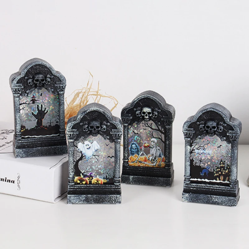 На батарейках Хэллоуин привидения дома товары для украшения страшный надгробный