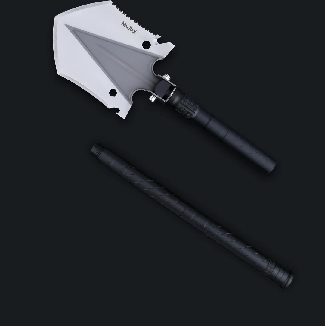 Xiaomi Nextool Multi-function Shovel Practical Survival Folding Tool For Camping Wrench Screwdriver description image