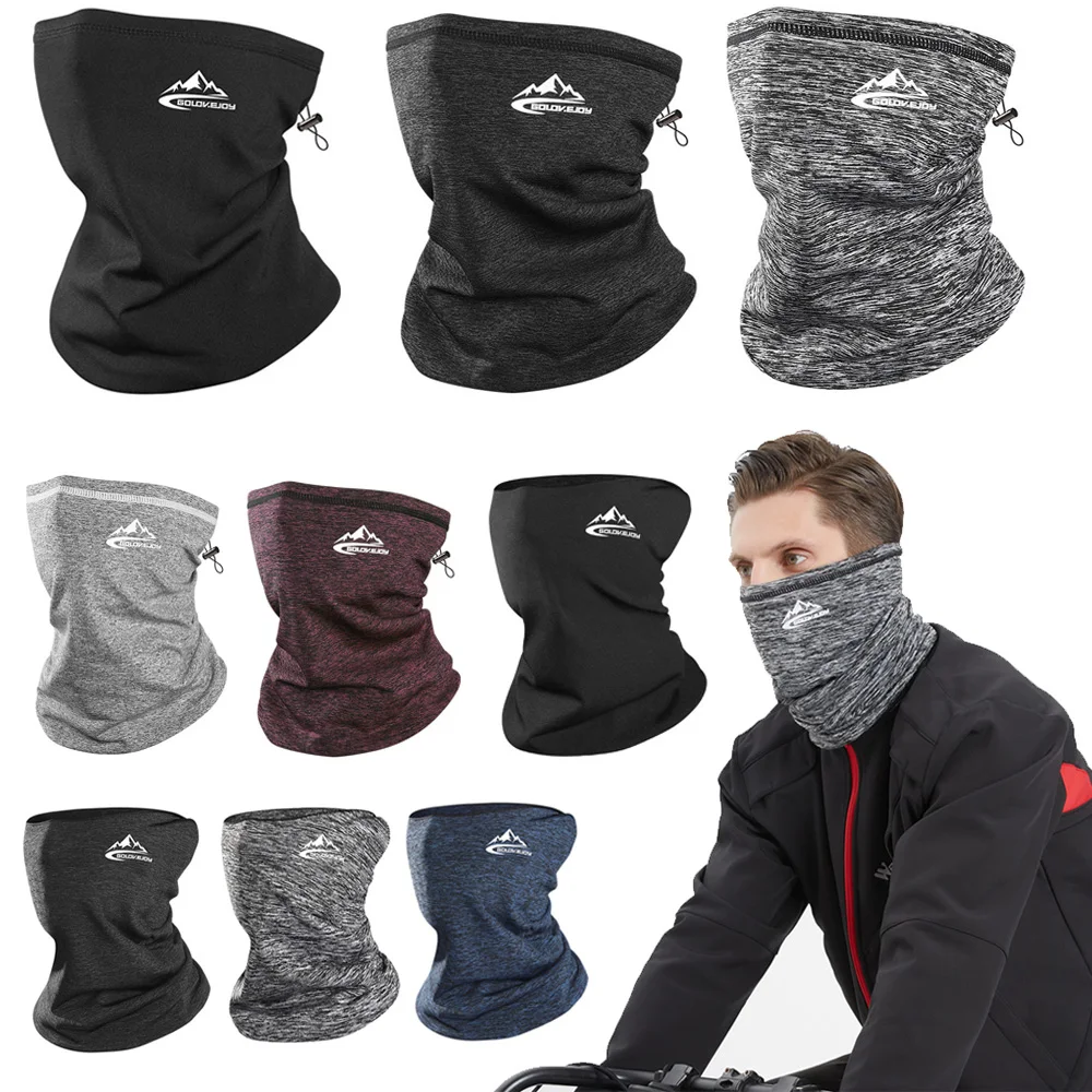 Winter Neck Warmer Cycling Scarf Outdoor Running Sports Headwear Face Scarf Bicycle Bandana Men Simple Fashion Bike Headbands 1