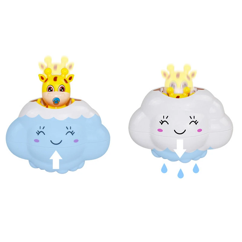 Дождь облако палевый baby shower шторы для ванной игрушки