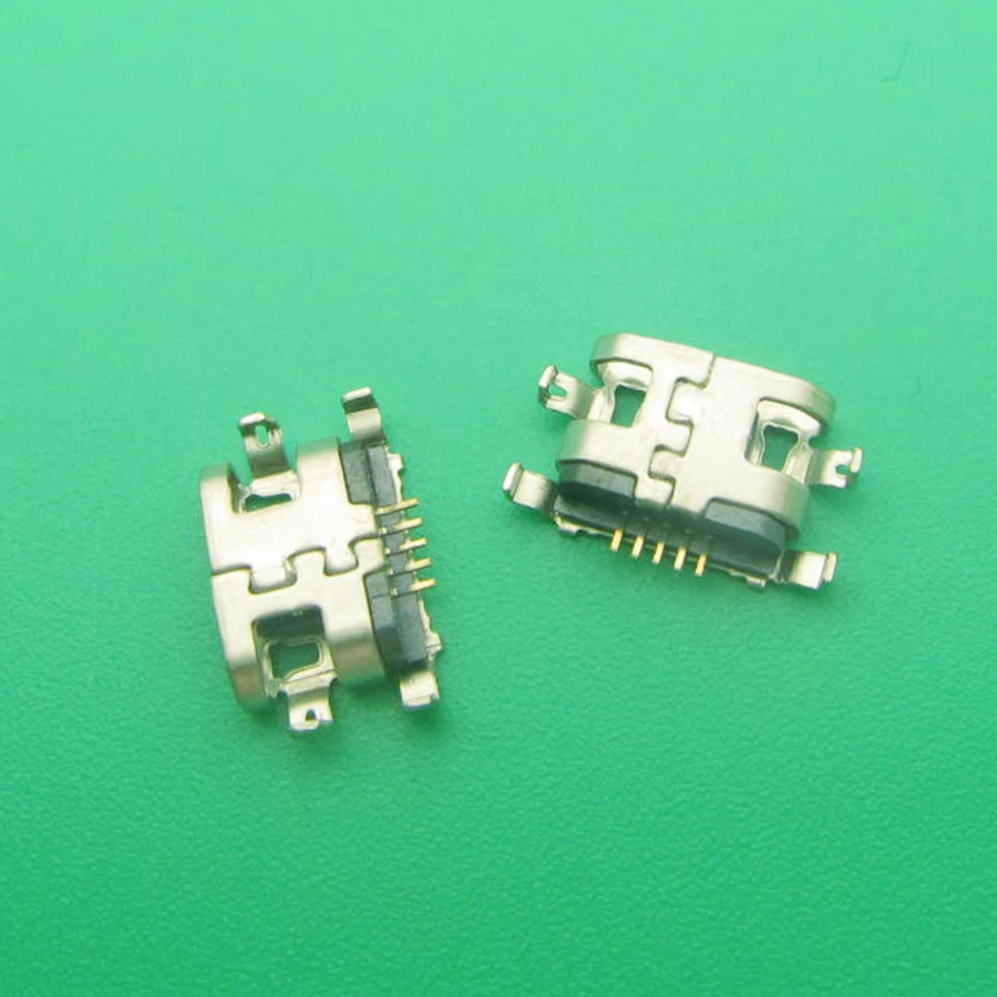 50 шт. Мини Micro USB зарядное гнездо постоянного тока порт разъем питания для Alcatel 5025g зарядное устройство док-станция