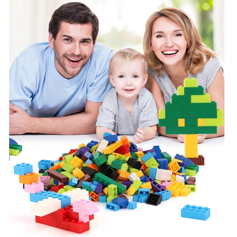 

1000pcs Building blocks in bulk Children's Toys Small particles Colorful DIY best gift Unisex Souptoys Creativity