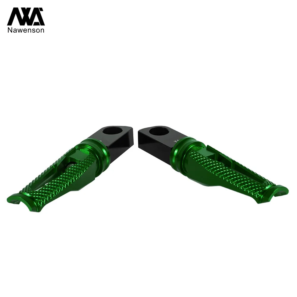 Для Kawasaki Ninja 250/300/400 CNC алюминиевая подножка для мотоцикла, подножки, задний гоночный комплект для Kawasaki Z250/300/400
