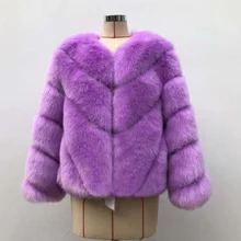 Aliexpress - Winter New Women’s Faux Fox Fur Coat Fashion Stitching Artificial Fur Coat Spot European And American Hot Selling ??????? ??????