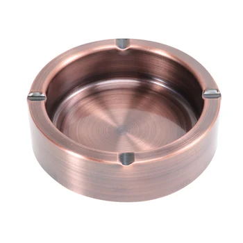 

Stainless Steel Ashtray Creative Thickened Anti-fall Ashtray Cigarette Smoking Ash Tray for Car Home