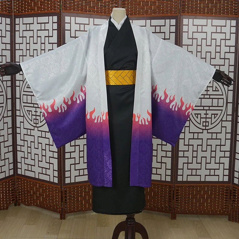 Аниме Comic Demon Slayer Kimetsu no Yaiba Косплей костюмы Ubuyashiki Kagaya Костюм японское кимоно