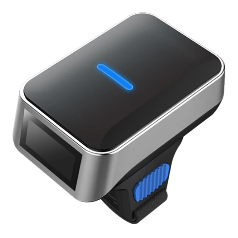 Portable 1D and 2D Bluetooth Barcode Scanner Handheld Mini Wearable Wireless for Windows Android IOS Mac | Компьютеры и офис