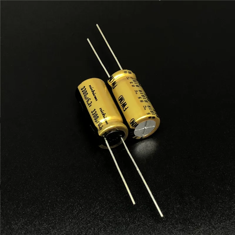 5 шт./20 шт. 3300 мкФ 6 3 В NICHICON FW серия 10x20 мм 6.3V3300uF HiFi аудио конденсатор | Электронные