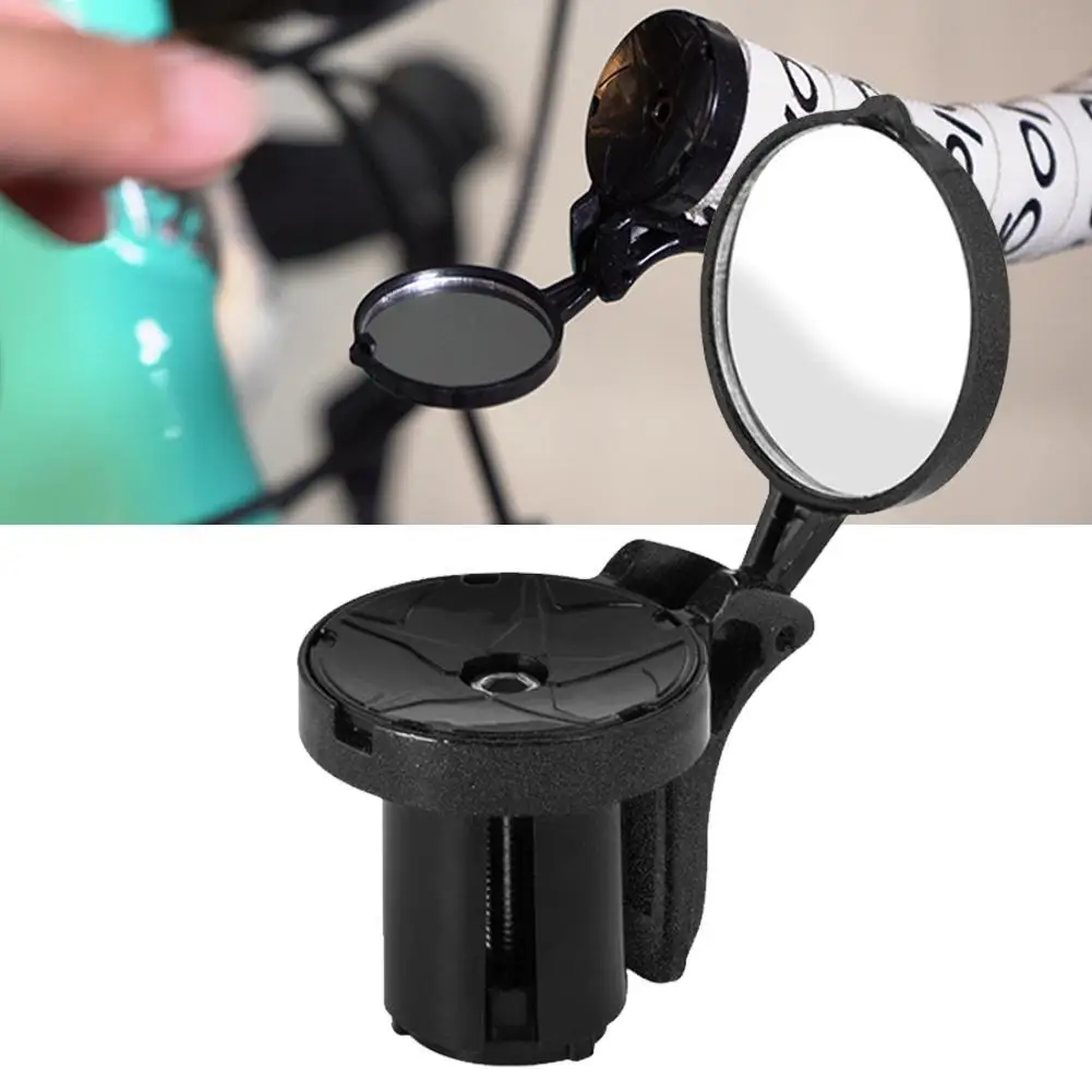 Fiets Spiegel Mini Achteruitkijkspiegel voor Racefiets Onbreekbaar Draaibaar Achteruitkijkspiegel Veiligheid Side Stuur Spiegel
