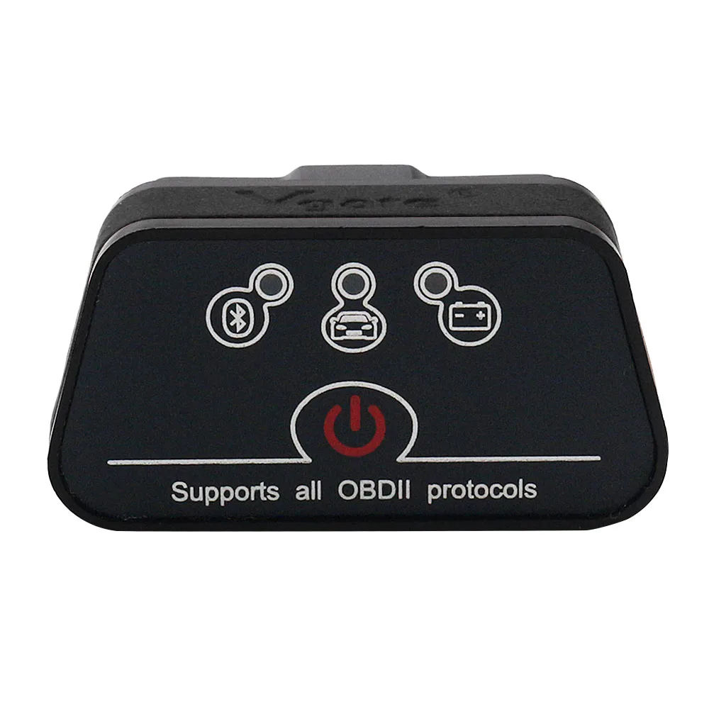 Vgate Icar2 Wifi Bluetooth ELM327 диагностический сканер ICAR 2 Wi-Fi IOS Android ELM 327 V2.1 для всех OBD2 протоколов автомобилей - Цвет: Bluetooth Black