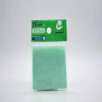 

200PCS Disposable Plastic Tooth Floss Hygiene Dental Floss Interdental Toothpick Healthy for Teeth Cleaning Oral Care