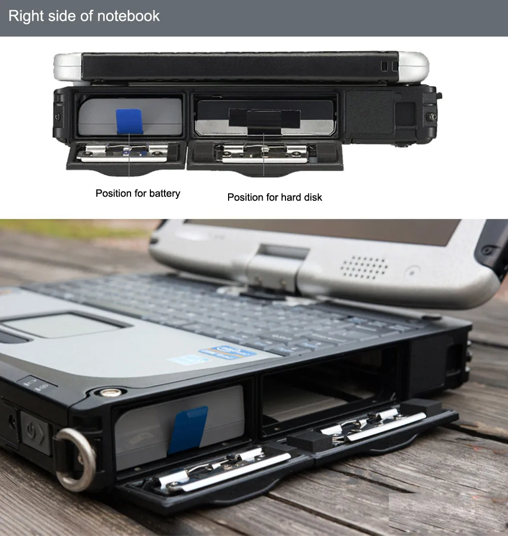 Kingsener-bateria para computador portátil de panasonic, 10 opções de cores