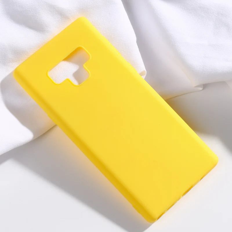 Мягкий силиконовый чехол карамельного цвета для телефона Samsung Note 9 чехлы 6 4 дюйма