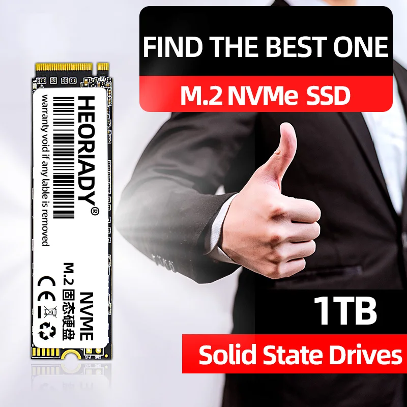 Твердотельный накопитель heoriady m.2 1 ТБ ssd nvme pcie 3 0 m2 для ноутбука и ПК | Компьютеры