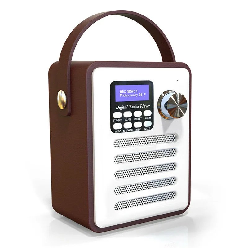 

Wood Digital Bluetooth DAB/DAB+ FM Radio MP3 Player Wireless Speaker Stereo Radio GT66