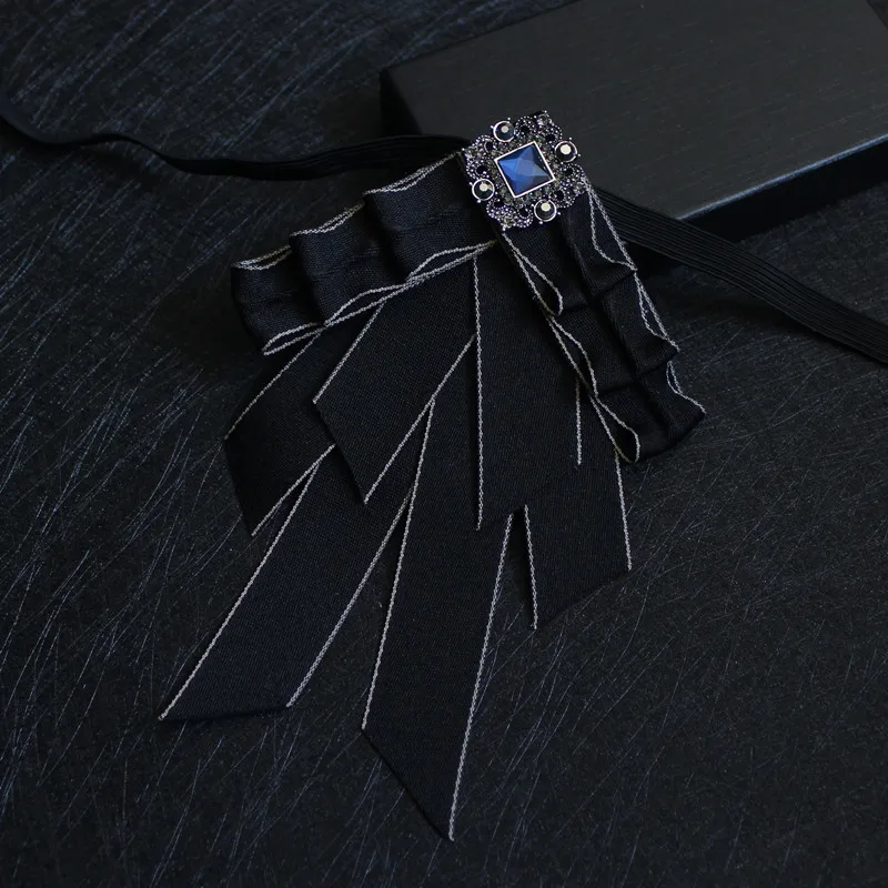 Handmade Bow Tie Мужская и женская рубашка с воротником и горным хрусталем, сплав, галстук-бабочка, новинка, Свадебный, деловой, Рождественский галстук, галстук, Униформа, лента, галстук-бабочка - Цвет: Handmade Bow Tie