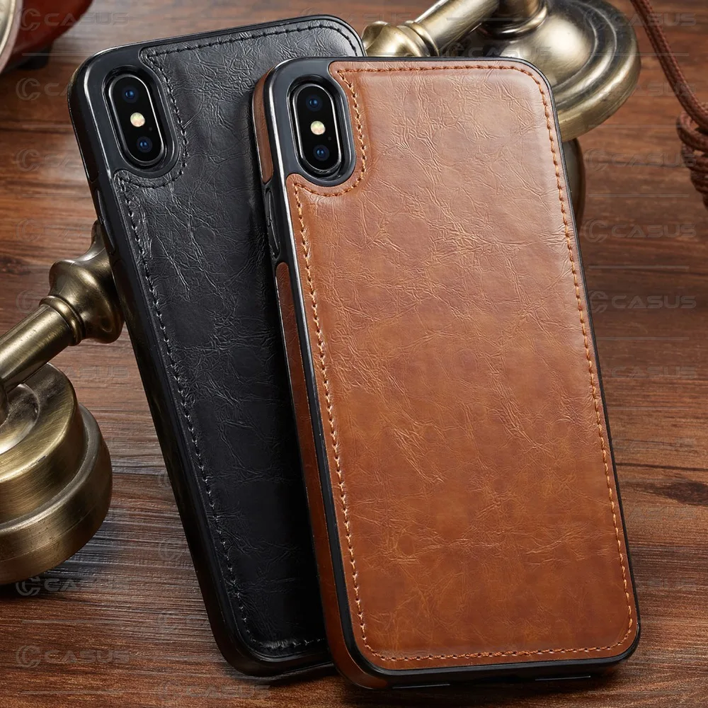 

For iPhone 11/11Pro/11Pro Max/XS Max XR Case Luxury PU Leather Magnetic Absorption Back Cover for iphone X 8 7 6 6S Plus Case