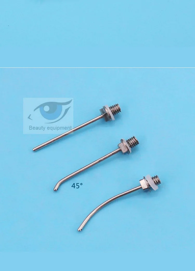 Punho com Luva Ultra-agulha de Leite Instrumentos Oftálmicos Micro Ultra-emulsão Sucção Azul Cotovelo Reto 45 ° 6 High Quality Beleza e saúde