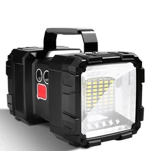 Camping Lantern for Fishing USB Rechargeable LED Powerful Flashlight 7 Lighting Mode Outdoor Work Portable Emergency Searchlight