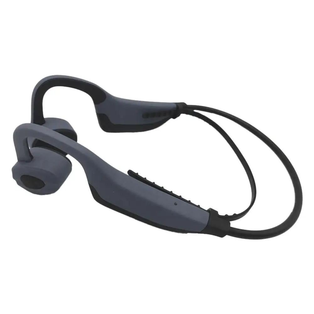 Наушники с костной проводимостью, Спортивная Беспроводная bluetooth-гарнитура, 16 ГБ, память, стерео гарнитура с микрофоном для бега, спорта