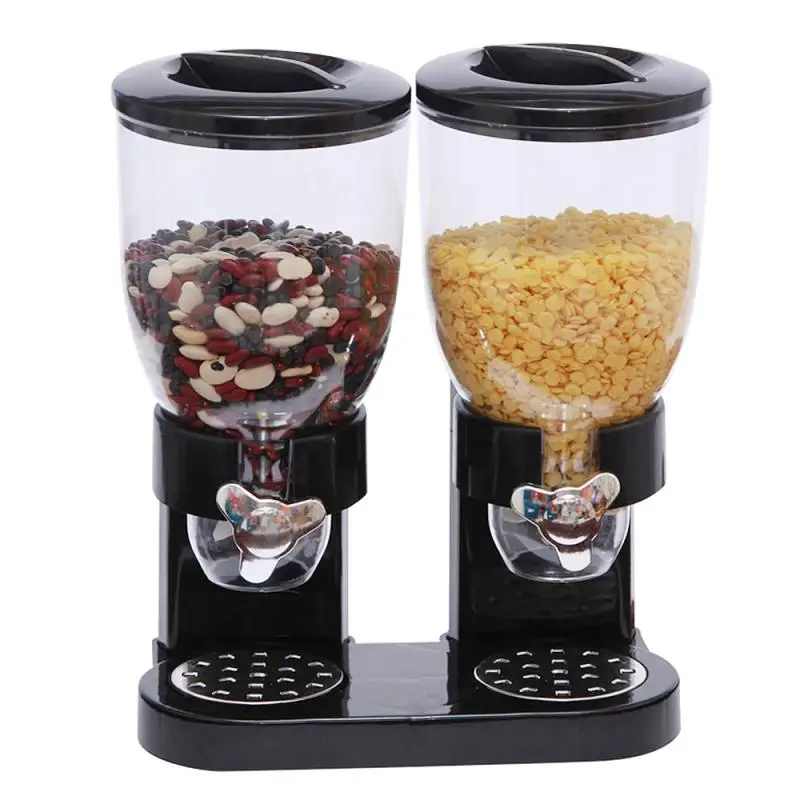 3.5L Cereal Dispenser Bottle Plastic Food Storage Containers For Multigrains Cans Nuts Candy Kitchen Tools | Дом и сад