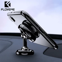 FLOVEME Автомобильный держатель для телефона в автомобиле, подставка для мобильного телефона с магнитной опорой для планшетов и смартфонов