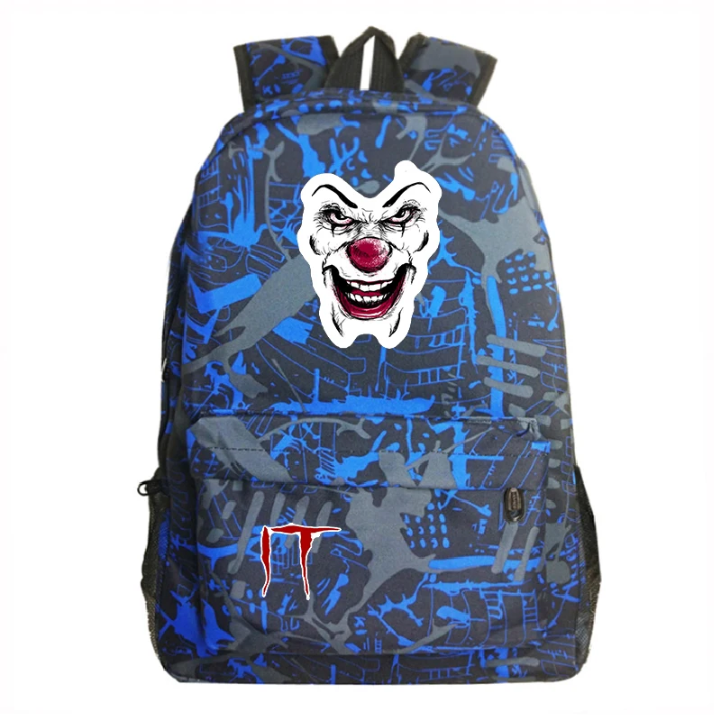 School Bag 3 Женский Мужской рюкзак It Chapter с двумя принтами унисекс холщовый рюкзак для отдыха колледжа ноутбук дорожные школьные сумки Повседневная сумочка - Цвет: School Bag 3