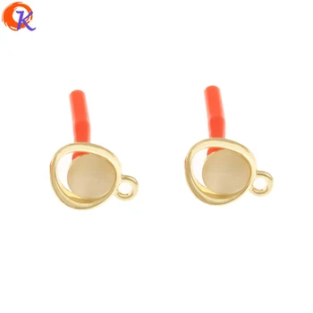 

Cordial Design 100Pcs 9*11MM Jewelry Accessories/Earrings Stud/Irregular Shape/Hand Made/Earring Findings/DIY Jewelry Making
