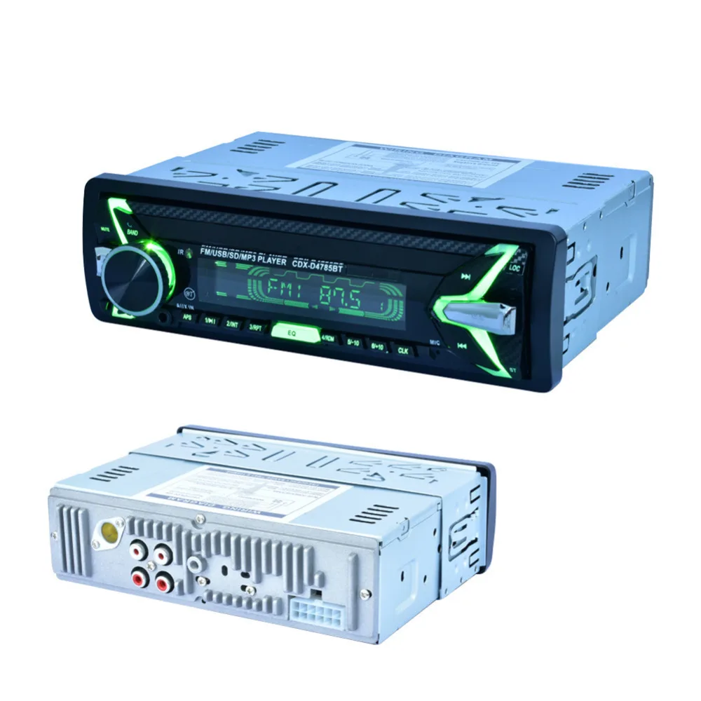 магнитола автомагнитола Авто стерео 1 Din Bluetooth MP3 плеер DC 12 В FM Aux вход приемник SD USB u