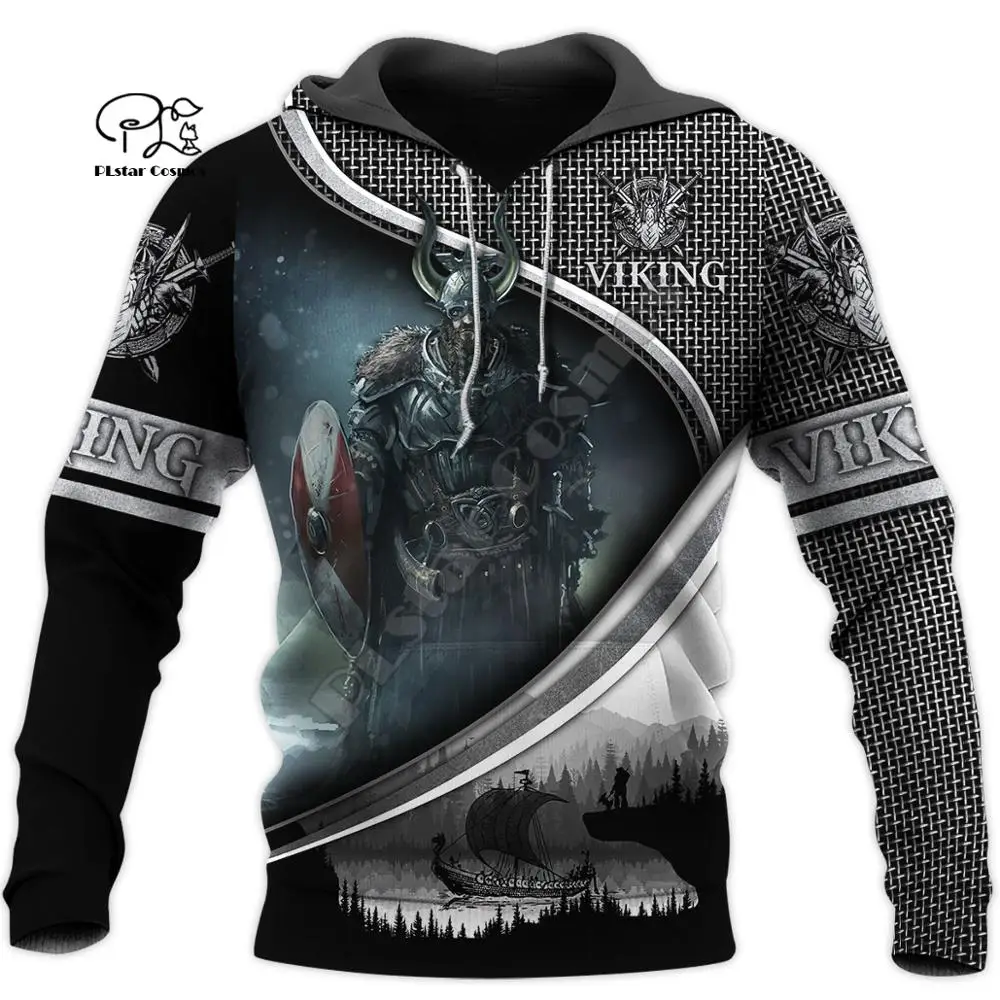 

PLstar Cosmos Valhalla God Odin Warrior Tattoo Vintage NewFashion Tracksuit 3DPrint Harajuku Pullover Casual Jacket Hoodies X23