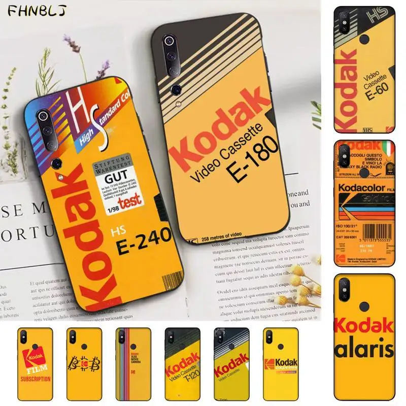FHNBLJ Japanese brand film Fashion Soft Kodak Painted Phone Case for Xiaomi mi 5 6 plus 6x 8 8se 8lite 9 9se 5x 10 pro