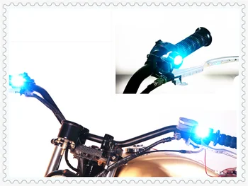 

12V daytime running lights 2pcs LED reversing lamp Motorcycle flash for Kawasaki NINJA 300 250R ZX636R ZX6RR 400R 300X Z750