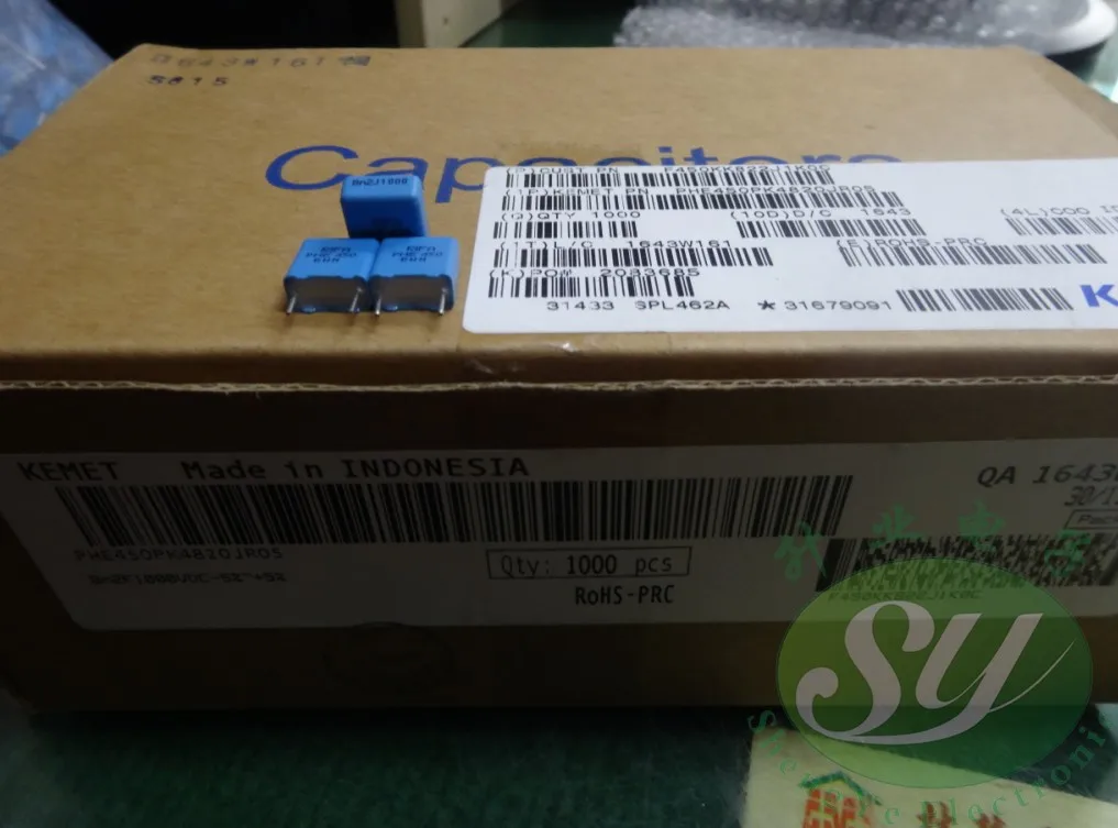 50 шт. KEMET RIFA PHE450PK4820J 0,0082 мкФ/1000 V 8.2NF 8200 8 n2 newpf