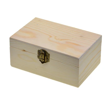 

Various Plain Unpainted Natural Wooden Storage Box Memor Chest Jewelry Craft Box