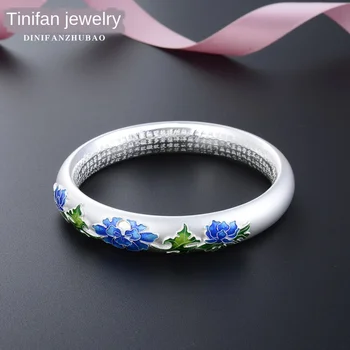 

S925 Standard Sterling Silver Pure Silver Bracelet Women's Bracelet Vintage Classic Elegant Elegant Jewelry Jewelry