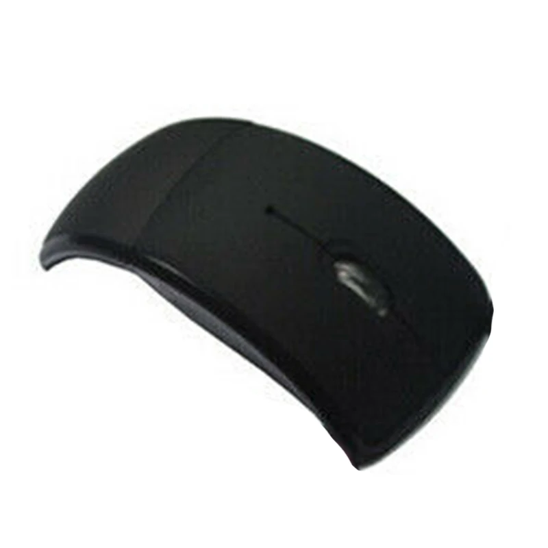 

Ergonomics Mouse 2.4GHz Foldable Arc Wireless Optical Mouse 4-Way Scrolling Folding Mice + USB Receiver for Notebook 1000DPI