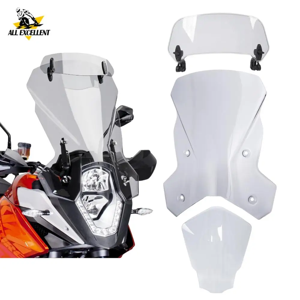 Аксессуары для KTM 1290 SUPER ADVENTURE ADV R/S/T 2017 2019 ветрозащитная линза лобового стекла и