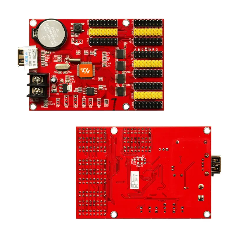 Лучшее качество HD-U63 usb-диск порт Huidu P10 Светодиодный дисплей контрольная карта для небольших пикселей светодиодный дисплей