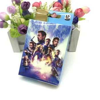 

NEW Avengers Captain America Iron Man poker Model Action Figure Creative Collection card Desktop game TOYS Gift