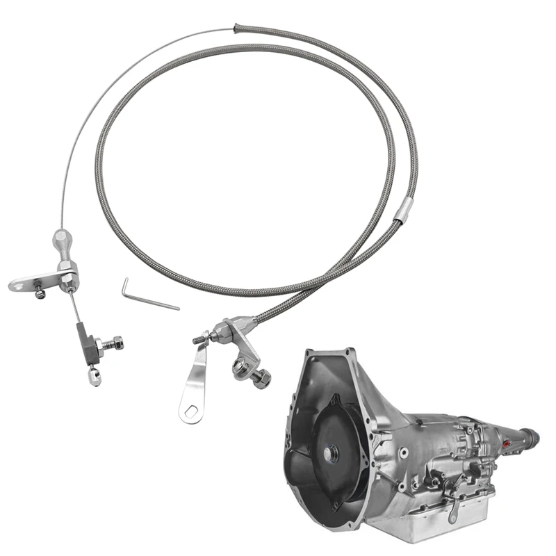 Car Gas Accelerator Cable Stainless Braided Kick Down Cable