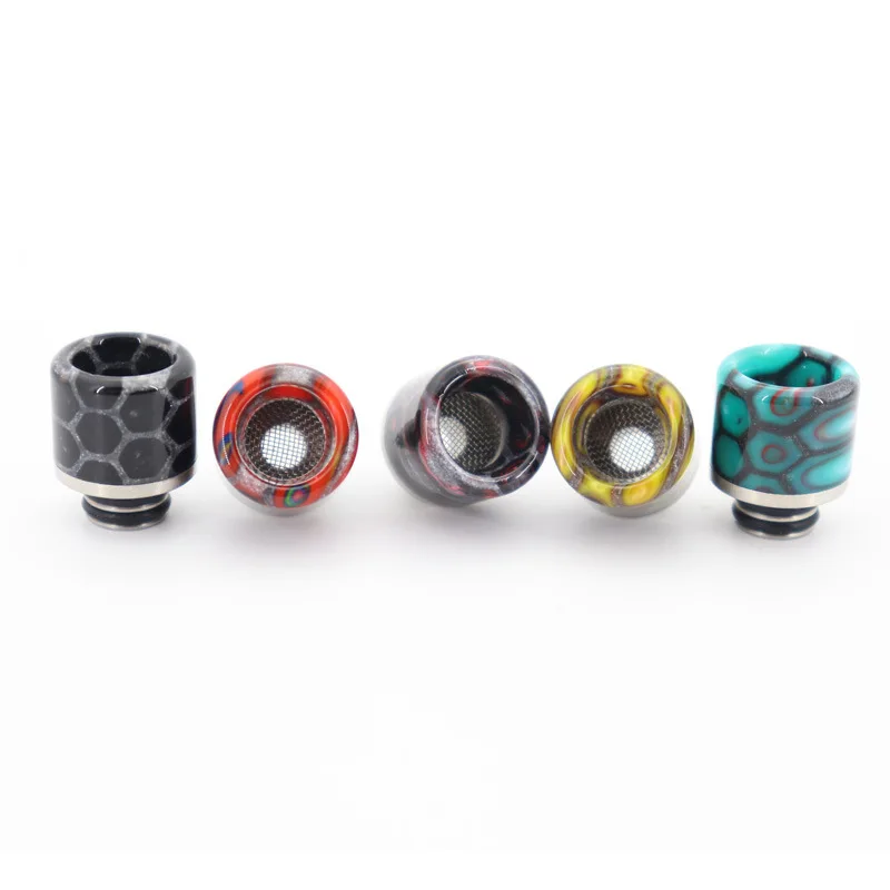 

Yuhetec 510 Cigarette Holder Anti-Frying Oil Drip Nozzle + Resin Band Filter Anti-Frying Oil Drip Nozzle Drip Tip