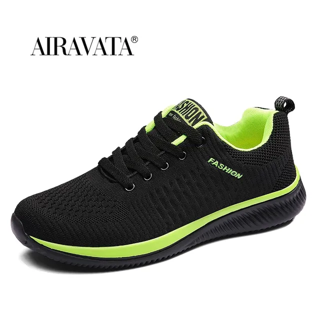2021 New Men Running Shoes Comfortable Sport Shoes Women Trend Lightweight Walking Shoes Couples Sneakers Zapatillas Size 47 green