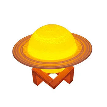 

3D Printing Saturn Lamp Home Decoration Bedroom LED Night Light with Remote Controller for Children's Gift Night Lamp WW