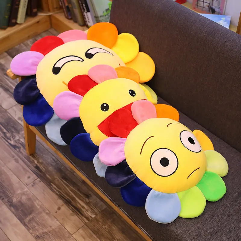 6 стилей креативный Солнечный цветок плюшевый Kawaii мягкий укомплектованный шапки смешные плюшевые игрушки для детей девочек прекрасный Рождественский подарок вечерние куклы
