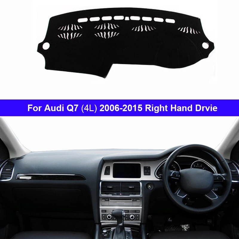 Автомобильный внутренний коврик для приборной панели для Audi Q7 4L 2006- LHD RHD 2 слоя солнцезащитный козырек 2013 2012 2011 2010 2009