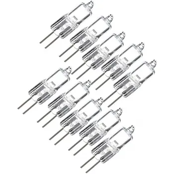 

2020 New 10PCS G4 Halogen Light Bulb 20W Halogen G4 DC12V Indoor Halogen G4 Lamp Crystal Bulb Explosion-Proof Halogen Bulb