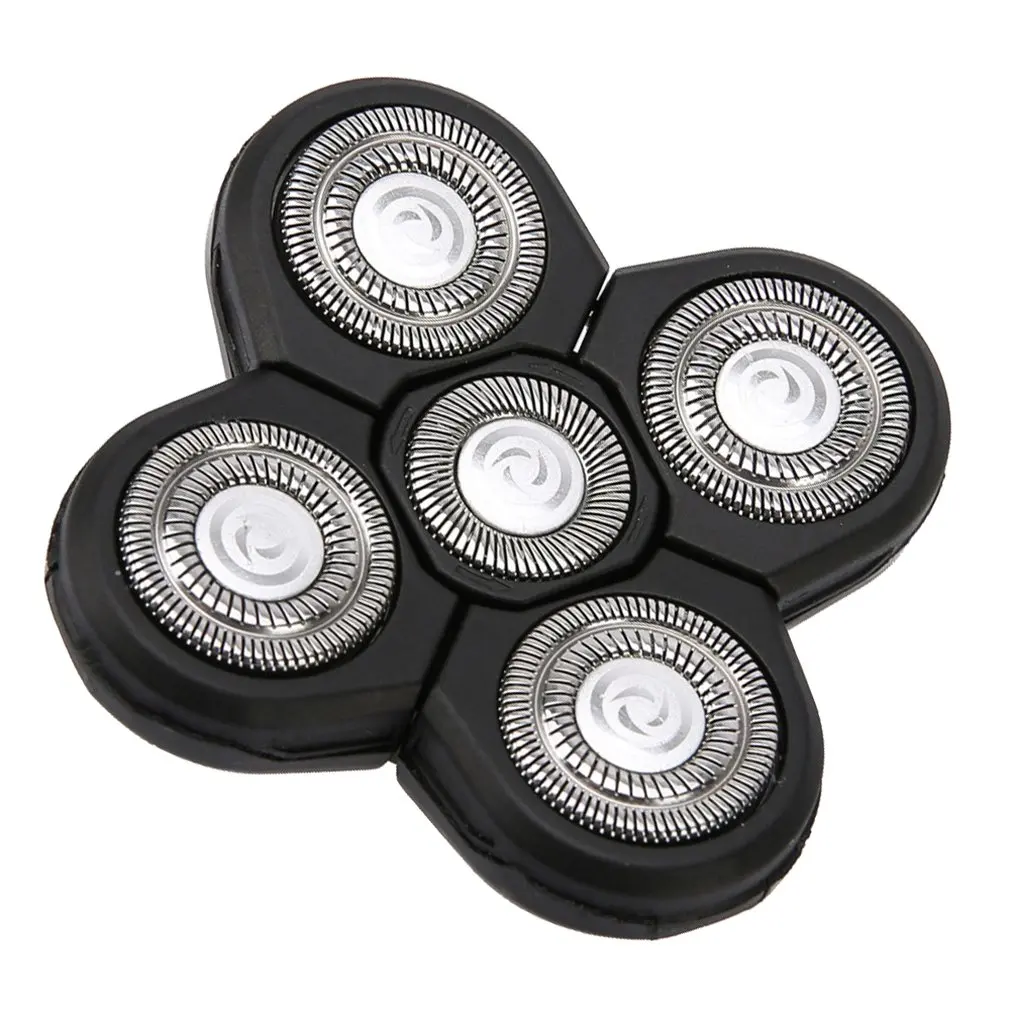 5 Head Waterproof Floating Shaving Blade Razor Men Electric Shaver Rechargeable Universal Double Ring Speed Electric Shaver drop